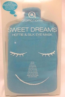 Aroma Home Sweet Dreams Hottie & Silk Eye Mask Lavender Eucalyptus Relaxation