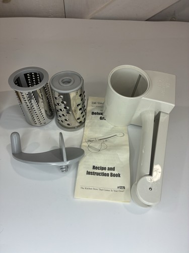 The Pampered Chef Deluxe Cheese Grater Rotary 1275 Complete - Picture 8 of 12