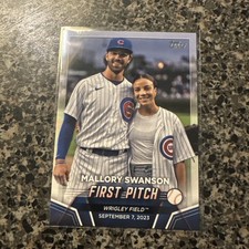 2024 TOPPS FIRST PITCH MALLORY SWANSON CHICAGO CUBS #FP-3