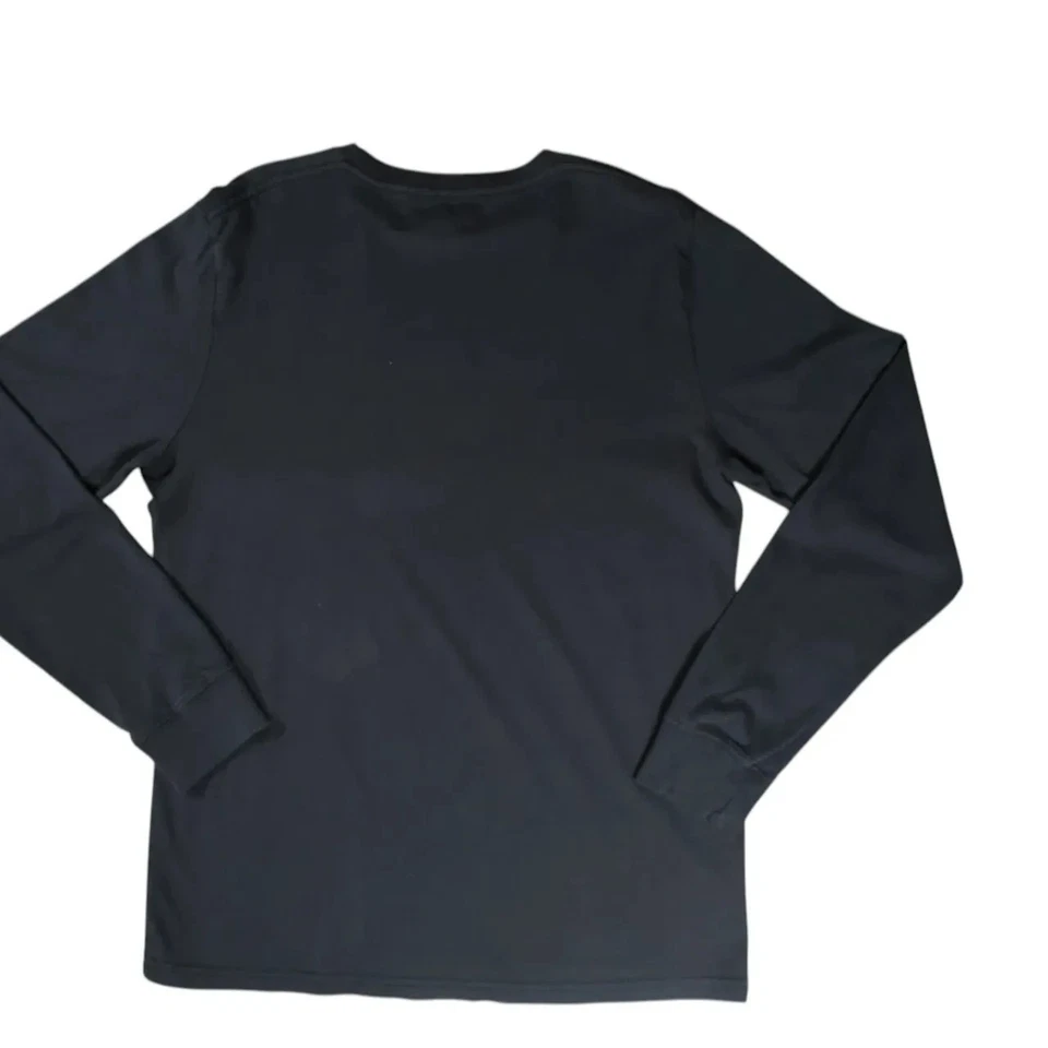 T-shirt vintage à manches longues Levi's — 100 % coton — noir — taille M - Photo 2/4