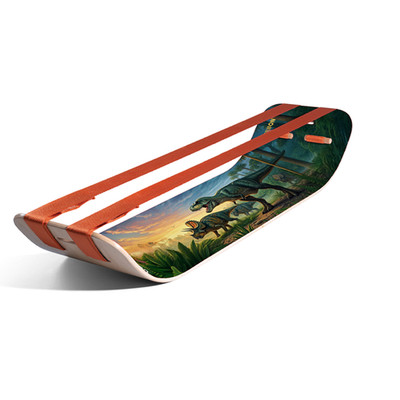 Gibbon GiBoard Balance Board for Exercise, Yoga, Fitness, Standing Desk - Dino +