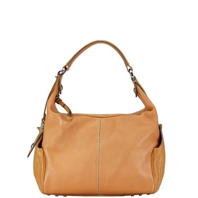 TODS Leather One Shoulder Bag Brown Women Auth Charm From Japan
