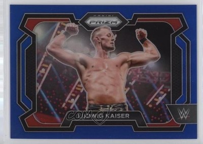 2024 Panini Prizm WWE Blue Prizm 104/199 Ludwig Kaiser #53 0c6
