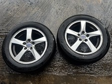 VOLVO S60-V60-V70 PAIR OF 16" ALLOY WHEELS AND 215/55/16 TYRES
