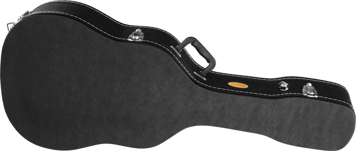 Rocktile Deluxe Western Gitarre Koffer Hard Case Transport Tasche Folk Black