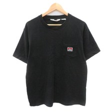 Ben Davis Men's Logo T-shirt Short Sleeve Black Size L Comfortable