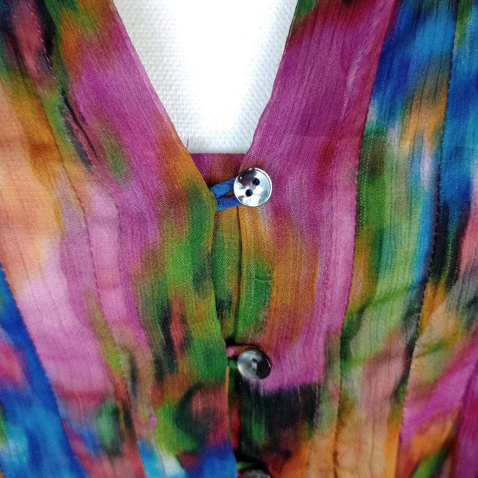 Cynthia Steffe кнопка длинным рукавом чистый цветной верхний туника бизнес коктейль - Изображение 2 из 4