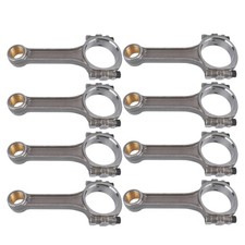I Beam 5.7 Con Rods 8pcs Bushed Floating Replacement For Chevy Small Block 350