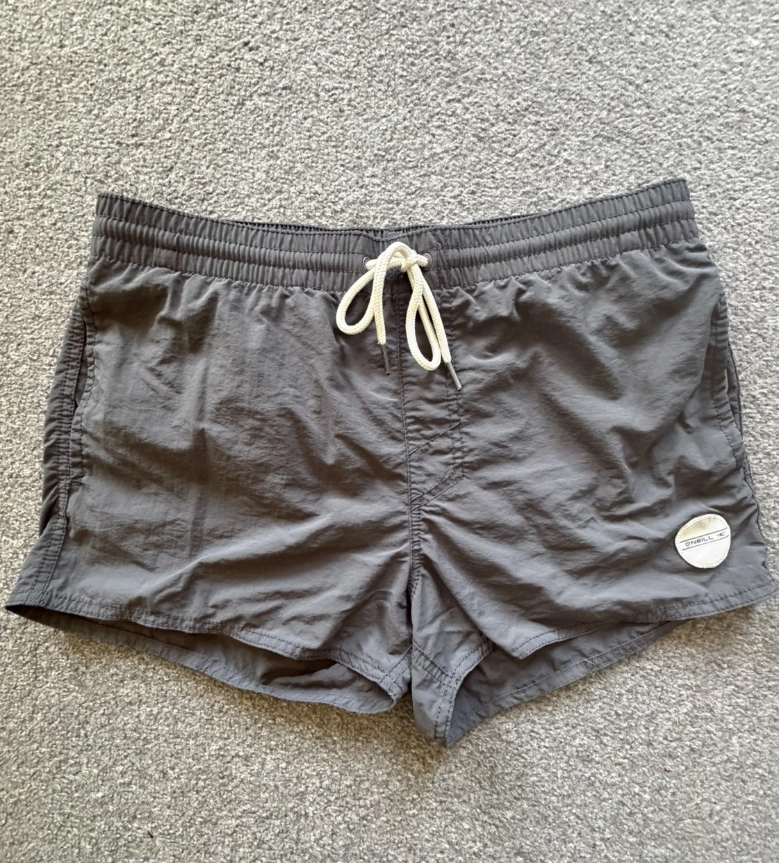 O’NEILL HYPERDRY MENS SHORTS SIZE 32 GREY SLATE Short Fit 3inch leg RUN GYM
