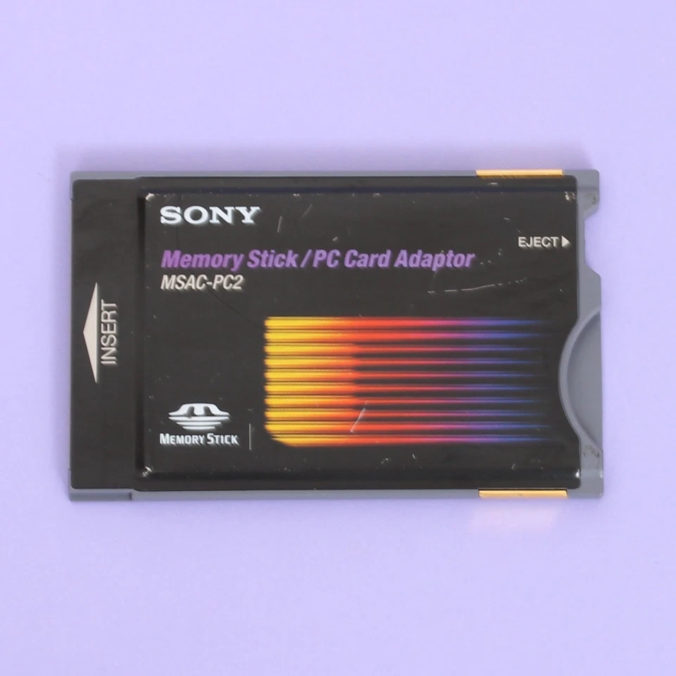 Genuine Sony PCMCIA PC Card to Memory Stick MS Adapter Reader Writer [MSAC-PC2] - Image 3 of 3