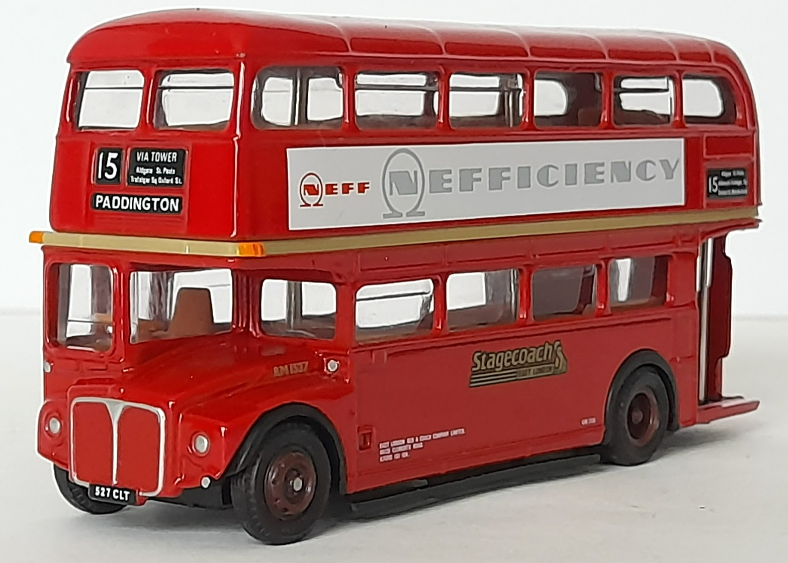 EFE 15617 AEC Routemaster Double Deck Bus - Stagecoach East London - Route 15