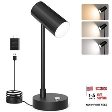 LED Desk Lamp for Home Office, Dimmable Table Lamp with 3 Color Modes