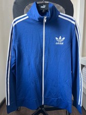 ADIDAS TRACK JACKET RARE VINTAGE 80's sz L