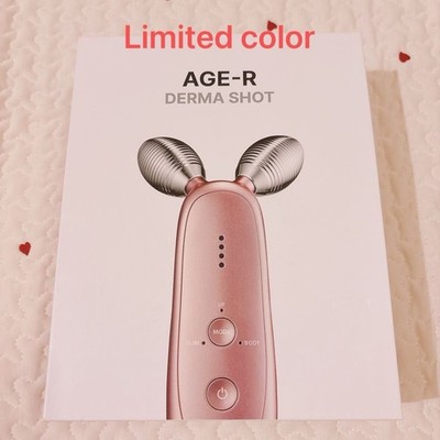 Medicube AGE-R Derma Shot Facial Device Rose Gold EMS Lift Care Used Tasted JP