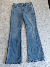 Old Navy High Rise Wow Flare Jeans Medium Wash Womens 8 Stretch