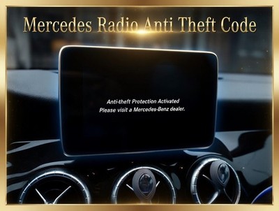 Mercedes Comand APS NTG2 NTG3 Radio Code Anti-Theft Unlock W211 W164 W251 Fast