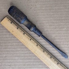 Vtg Ford Model A T Tractor Tool Kit Screwdriver Wooden Handle