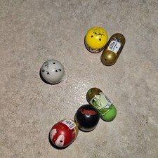 Mixed Lot of 6 Star Wars Mighty Beanz Wobble Bean Toys - Moose 2010 NEW W Labels