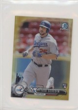 2017 Bowman Chrome Minis Base Rookies Gold Refractor 20/50 Rob Segedin #55 0m8