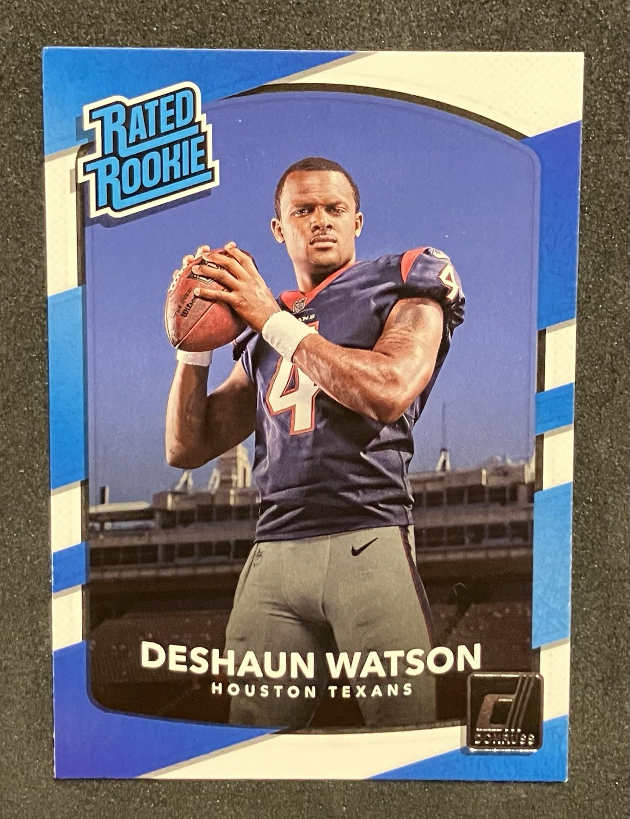 2017 Panini Donruss - Rated Rookie Deshaun Watson #345 (RC) Houston Texans
