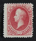CKStamps: US Stamps Collection Scott#155 90c Perry Mint H OG 1 Crease CV$5000