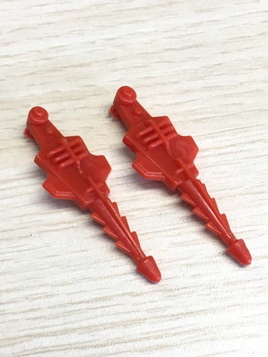 Vintage 1983 MOTU Stridor Tail Guns Cannons Parts LOT Mattel He-Man Accessory