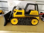 Tonka Bulldozer Pressed Steel Toy Rubber Tracks