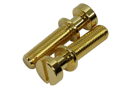 Replacement Gold Tailpiece Mounting Studs Vintage Length 1 1/2" overall