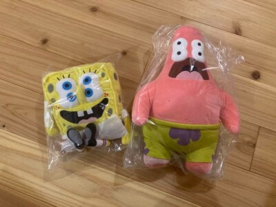 Uniqlo x SpongeBob Kaktus Pflanze Flohmarkt Bob & Patrick Plüsch 2er Set NEU