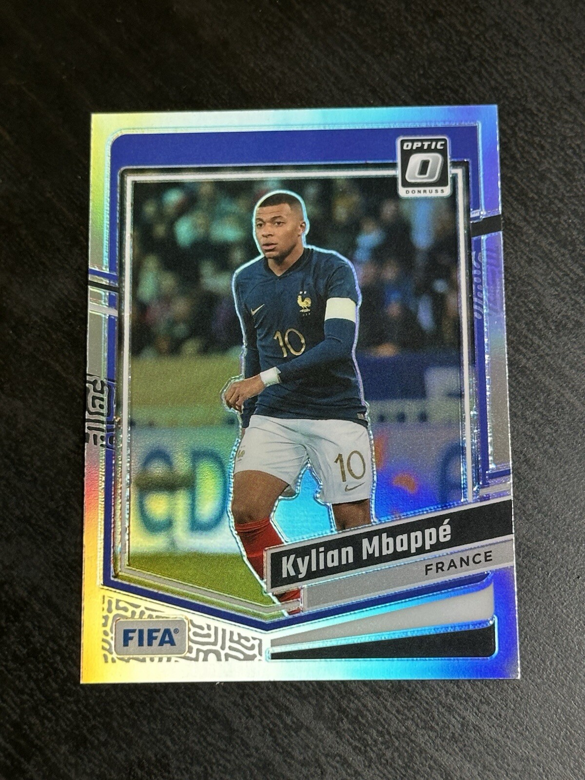 Kylian Mbappe 2023-24 Panini Donruss FIFA Optic Holo Prizm #17 France