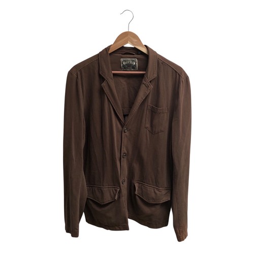 JEREMIAH 100% COTTON SPORT BLAZER - Mens 3 Button Coat Brown Jacket Casual - 第 1/3 張圖片