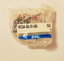 SMC 24VDC 3-Port Solenoid Valve VK334-5G-01-X63