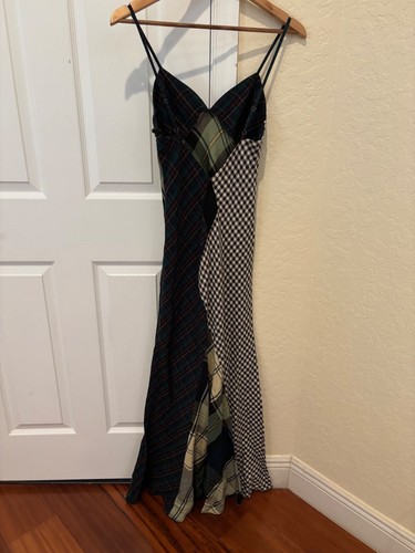 Denim & Supply Ralph Lauren Women's New Plaid Cotton Halstead Maxi Dress XS - Picture 7 of 9