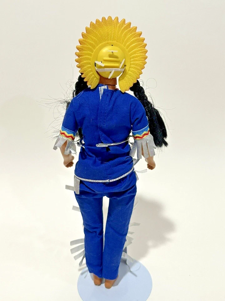 "Figura de acción rara vintage tipo muñeca Barbie nativa americana 12"" 1994" Foto 3 de 4