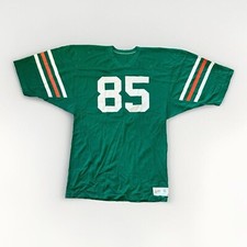 Vintage Russell Athletic Football Jersey Mens M 70s 80s Green 85 Streetwear