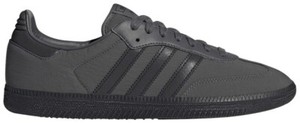 adidas gazelle silver green womens Adidas Samba Shoe in Black/Grey | FallenFront NZ