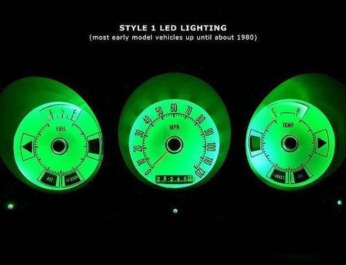 Bombilla medidor de instrumentos LED de repuesto estilo LED GREEN de alta potencia 74 - Imagen 2 de 4