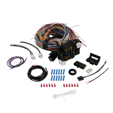 21 Circuit Wiring Harness Universal fit for Chevy Mopar Ford Hotrods Long Wires