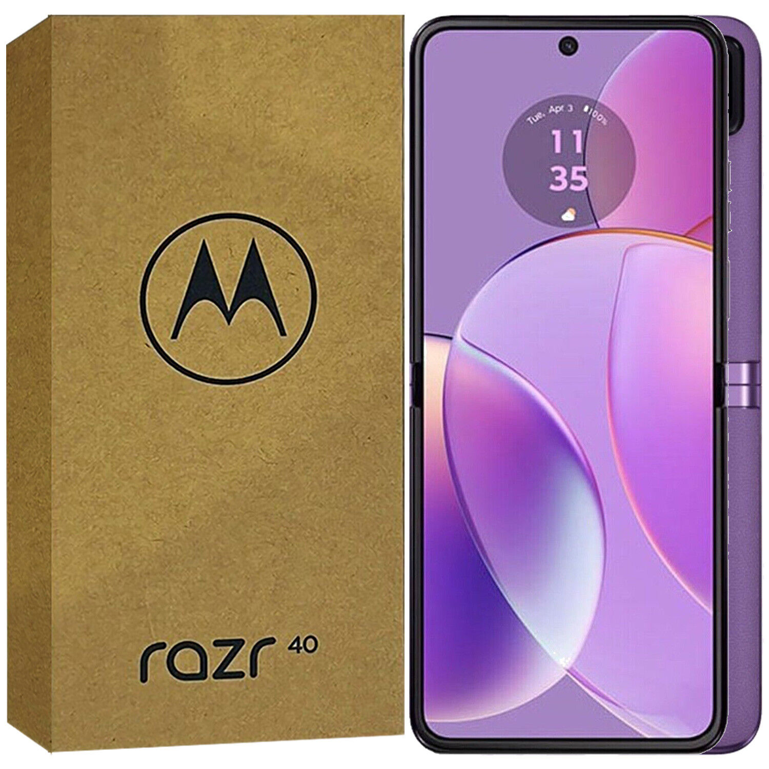 Motorola Razr 40 Ultra Dual-SIM 256GB ROM + 8GB RAM (Only GSM | No CDMA)  Factory Unlocked 5G Smartphone (Red) - International Version