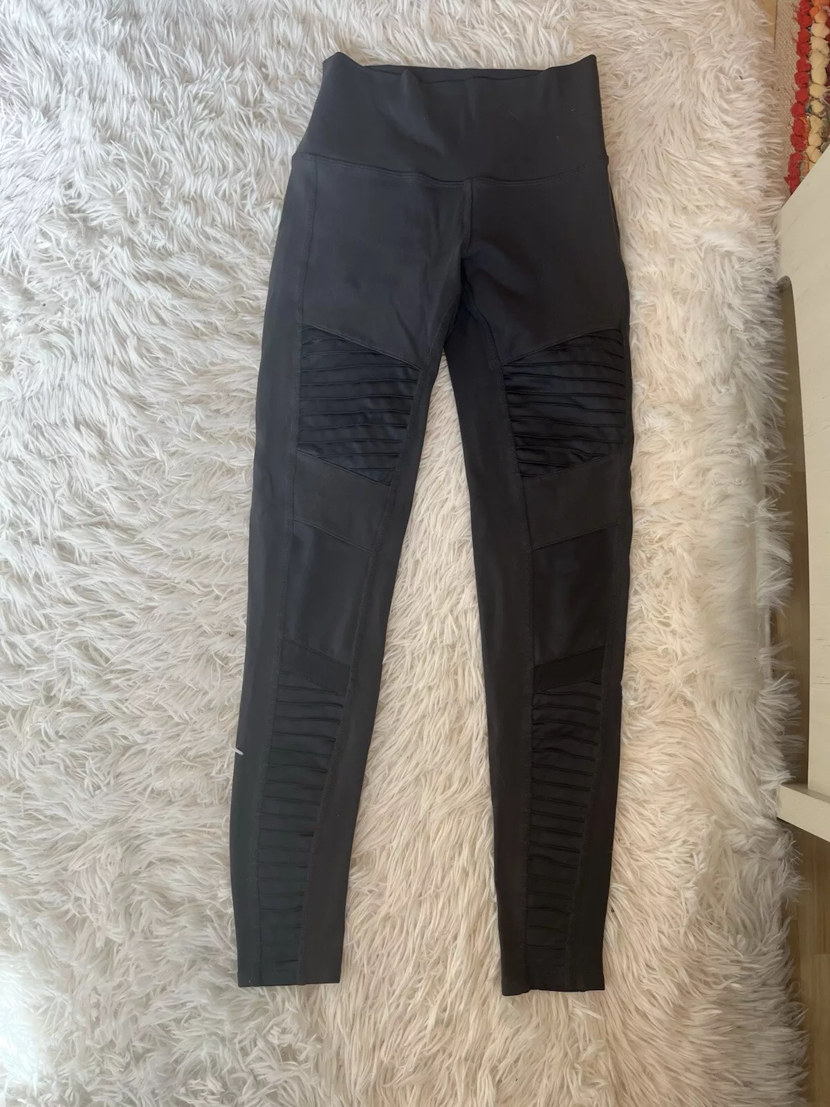 alo-yoga well worn high waisted moto leggings