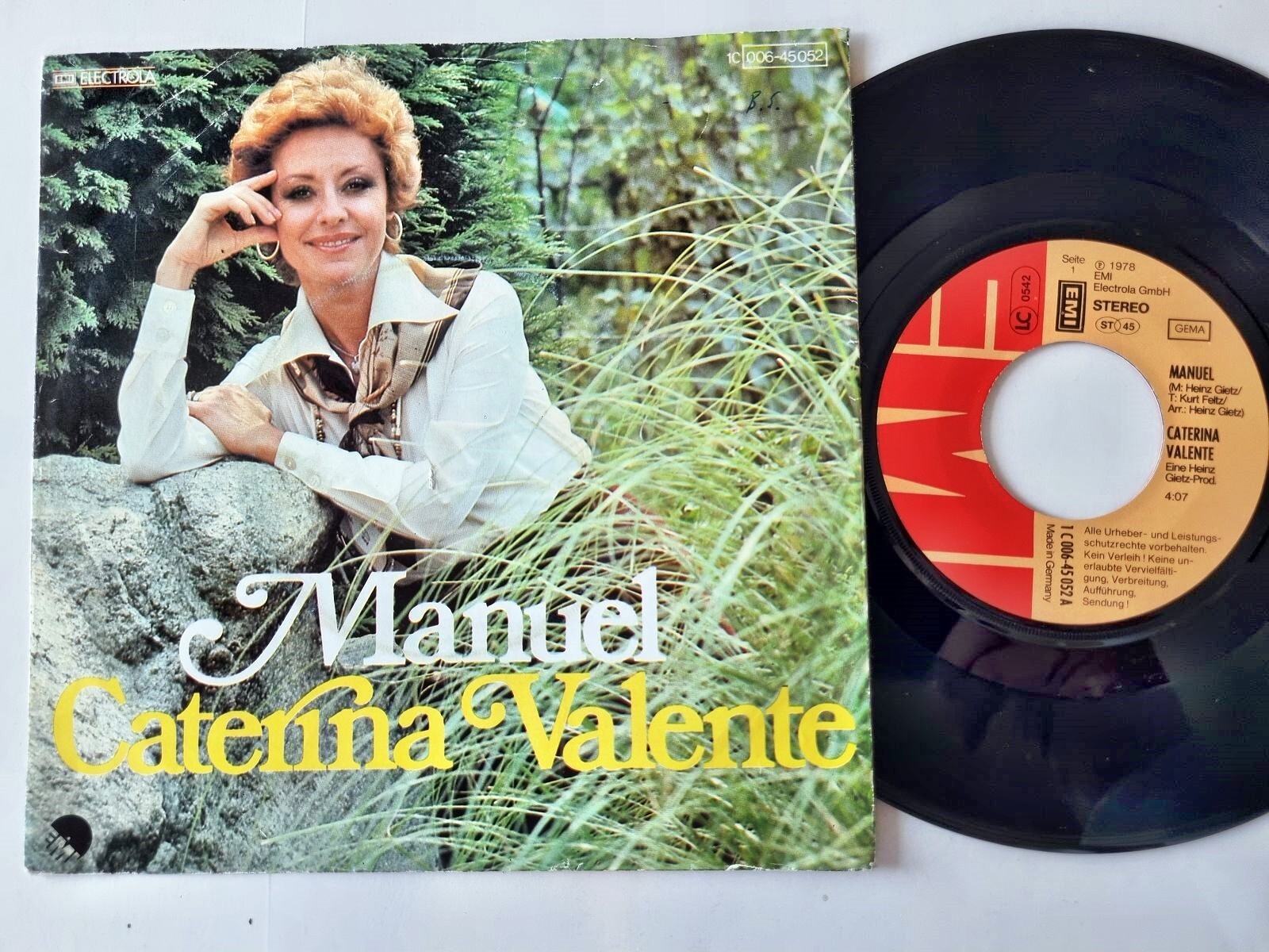 Caterina Valente - Manuel 7'' Vinyl Germany