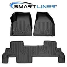 SMARTLINER Custom Fit Floor Mats 2 Row 2009-2014 Traverse Enclave 8 Passenger