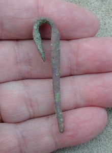 Dug Brass Sword Clip 1600s/1700s  Metal Hunting Find