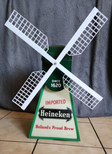 Heinneken Windmill Lighted Beer Sign