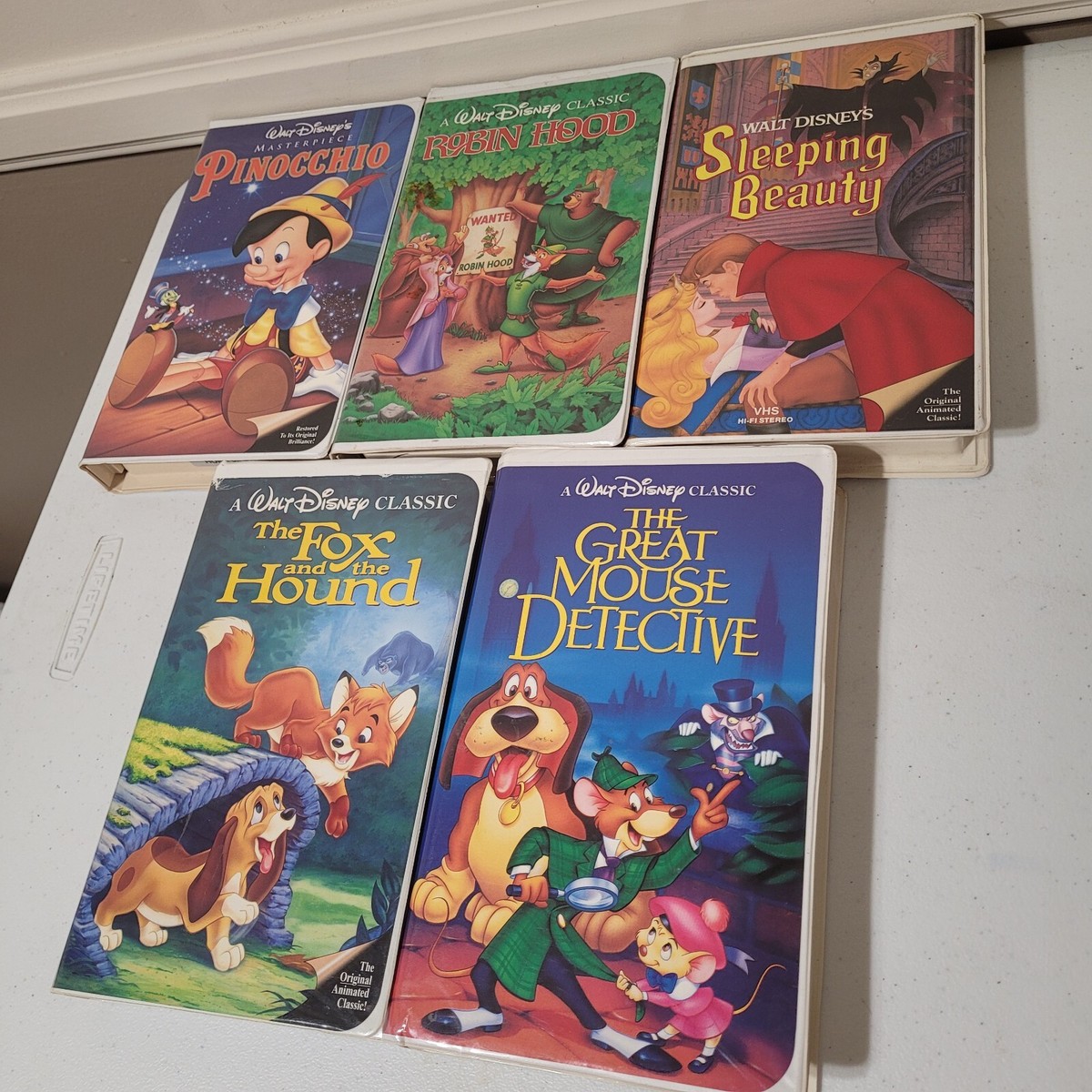 FULL 20-Piece Disney VHS Black Diamond Collection Lot