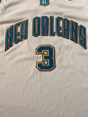 Authentic Chris Paul New Orleans Hornets White Adidas Jersey Men