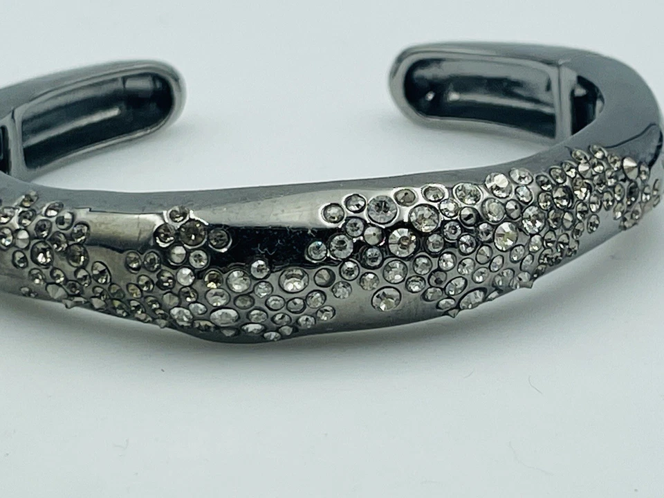 Alexis Bittar Black Rhodium Plated Rhinestone Bracelet - Image 2 of 4