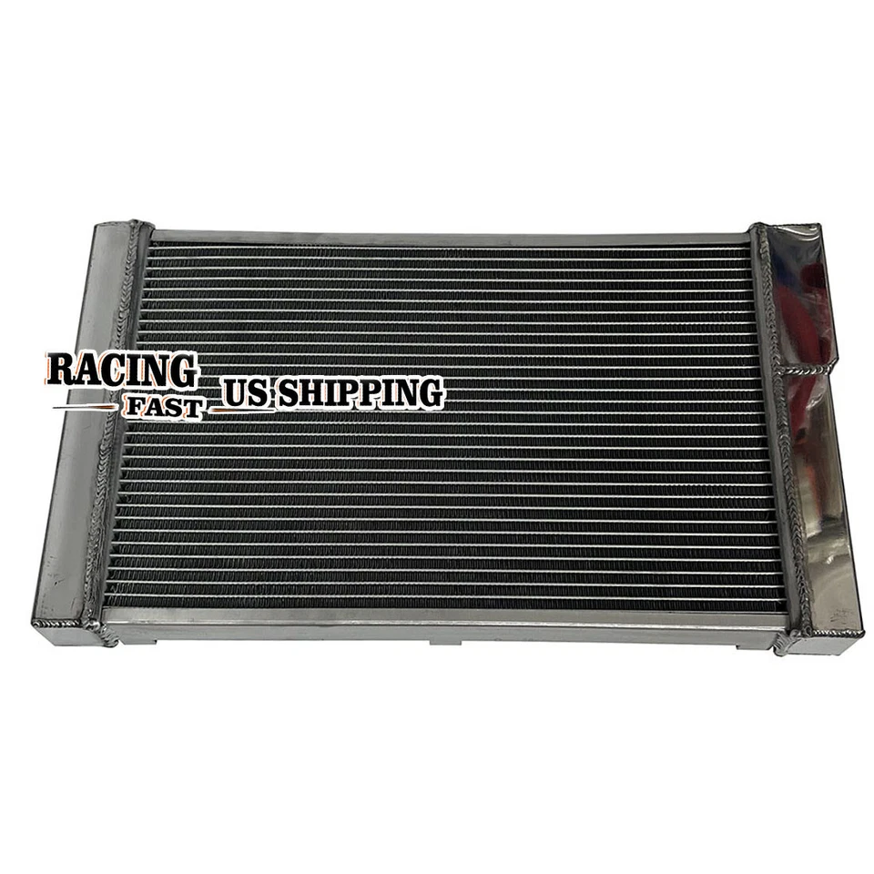 Radiador de aluminio de 2 filas PARA PORSCHE 944 1983-1988 NO TURBO 2,5 L 2,7 L MT 1987 86 Foto 4 de 4