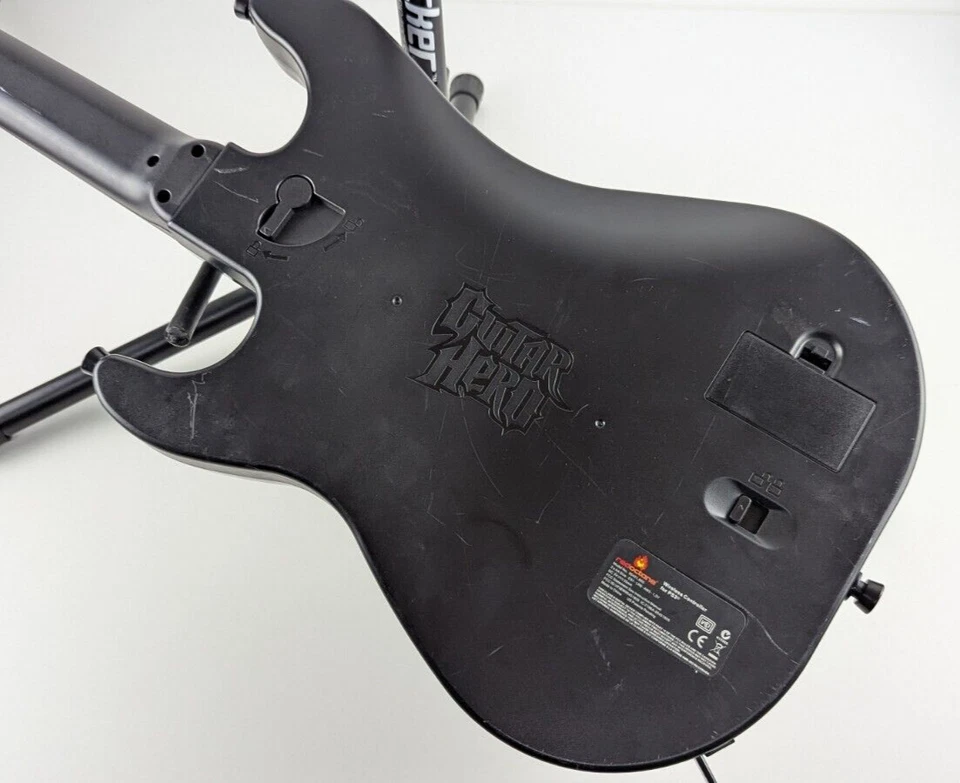 Guitar Hero Sunburst Wireless Controller PS3 No Dongle Untested - Image 4 of 4