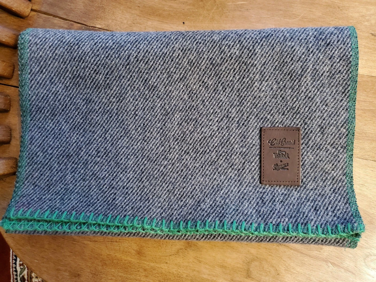 Woolrich & Danner Old Growth Gray Wool Scarf